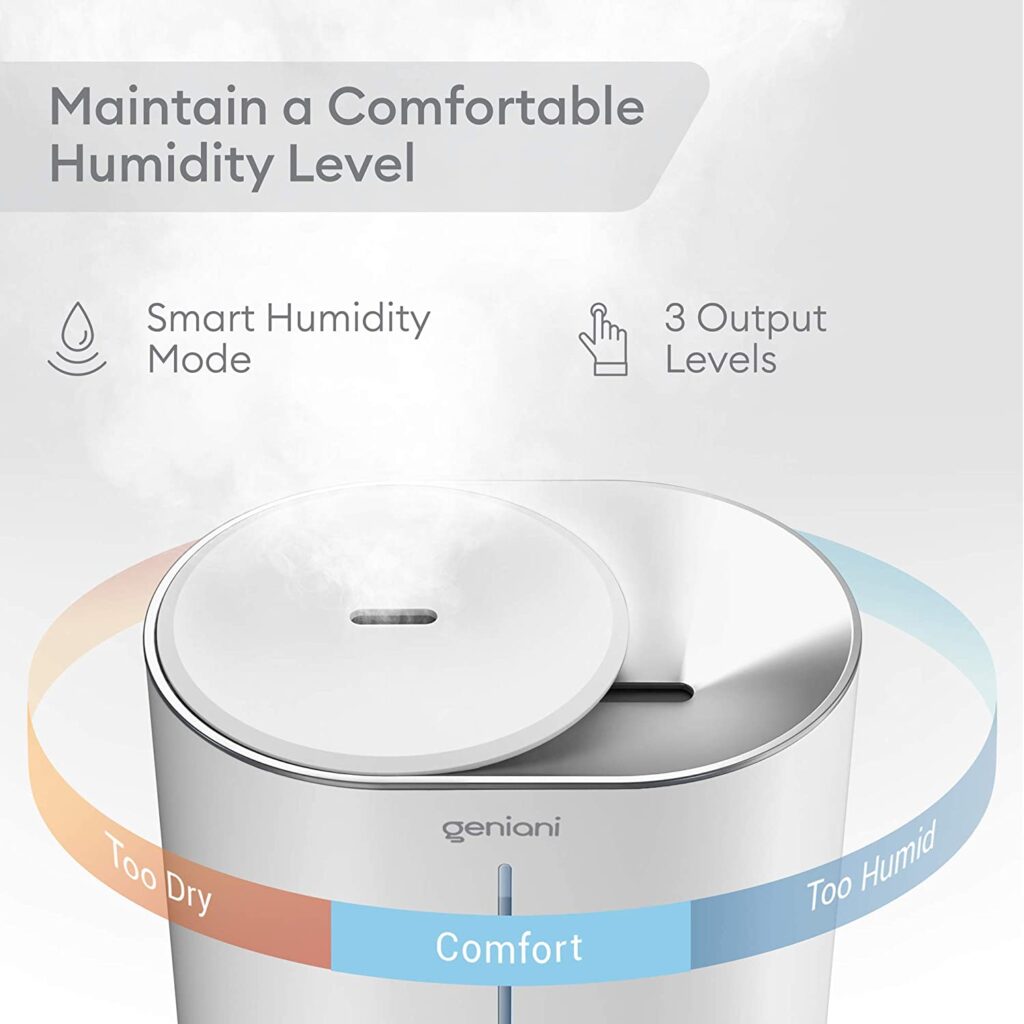 Samsung GENIANI Top Fill Cool Mist Humidifiers for Bedroom & Essential